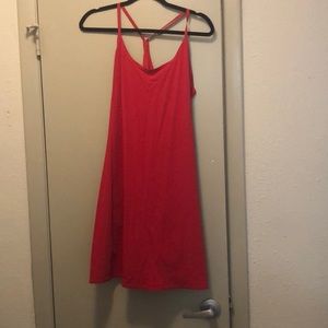 Red Outdoor Voices Exercise Dress